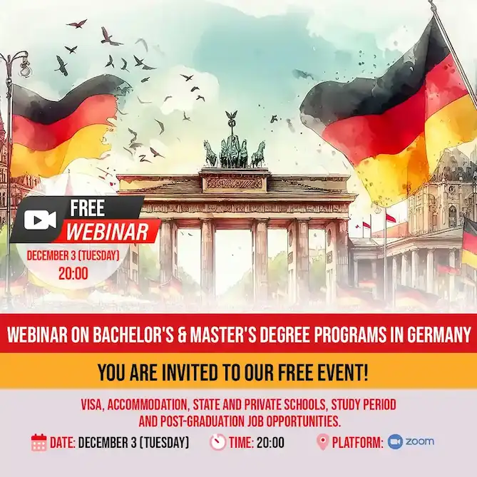 Undergraduate and Postgraduate Education in Germany Webinar!