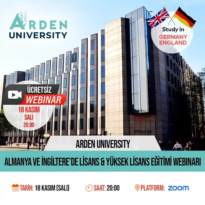 Arden Üniversitesi Webinar