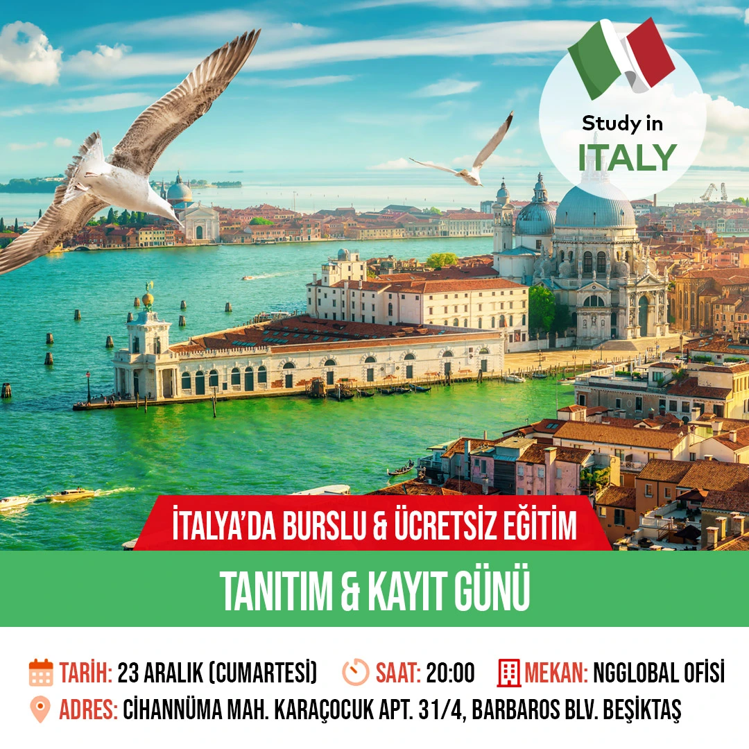 İtalya'da Ücretsiz & Burslu Üniversite Eğitimi