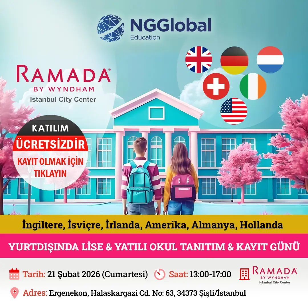 Yurtdışında Lise & Yatılı Okul Tanıtım & Kayıt Günü