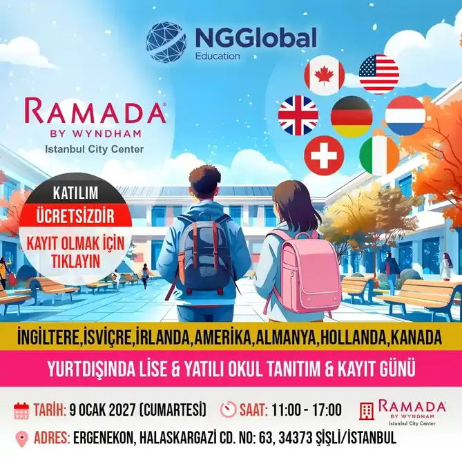 Yurtdışında Lise & Yatılı Okul Tanıtım & Kayıt Günü 2