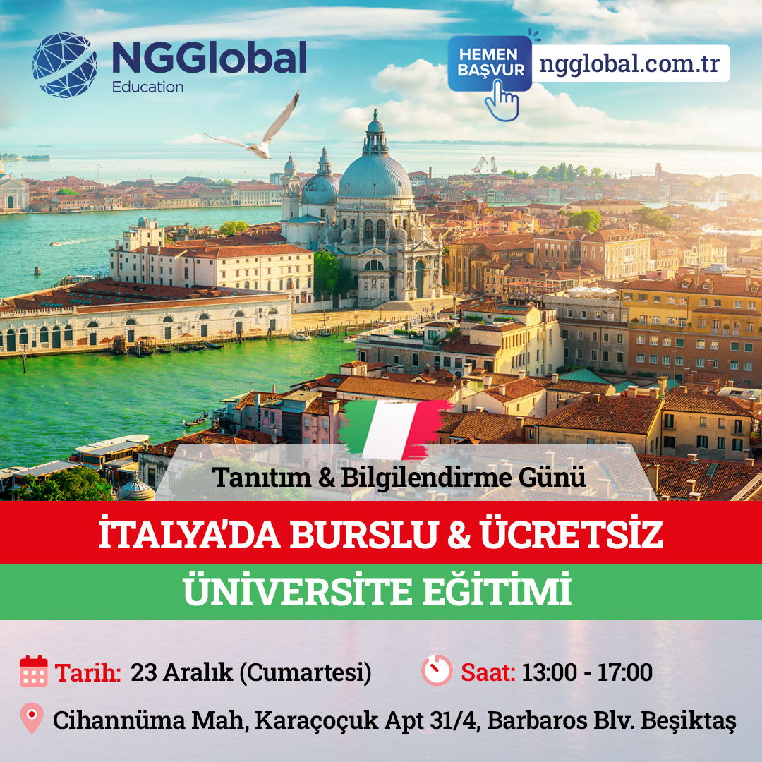 İtalya'da Ücretsiz & Burslu Üniversite Eğitimi